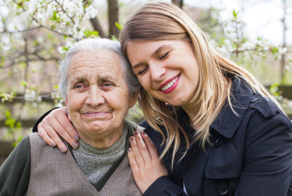Memory Care Patient with Family Member